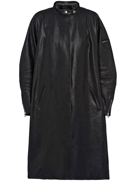 prada women coat|Prada coat women's sale.